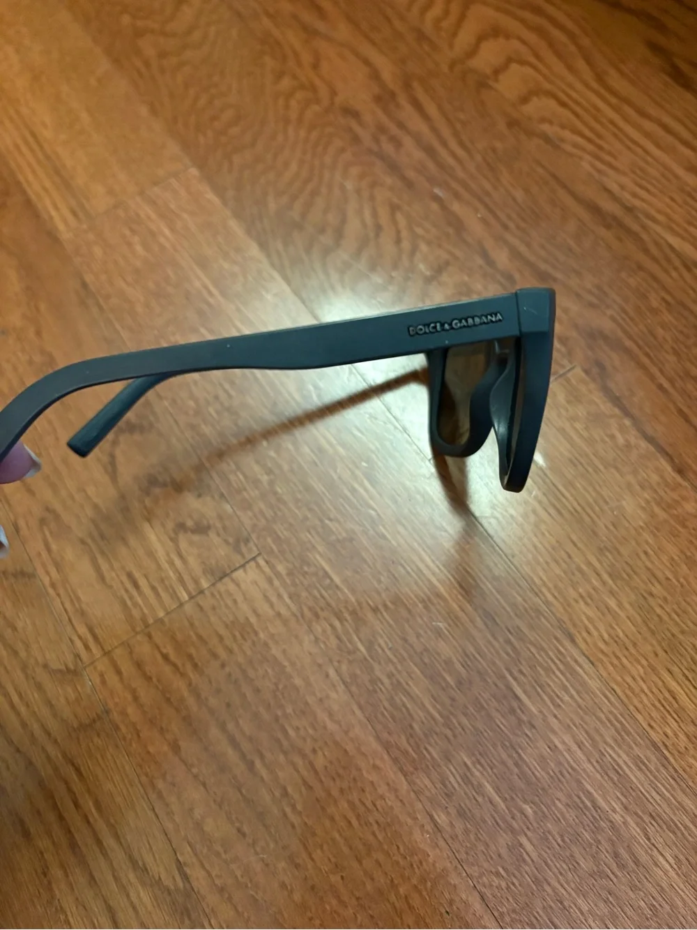 Dolce & Gabbana Matte Black Frame Sunglasses with Silver Mirrored Lenses. NWOB